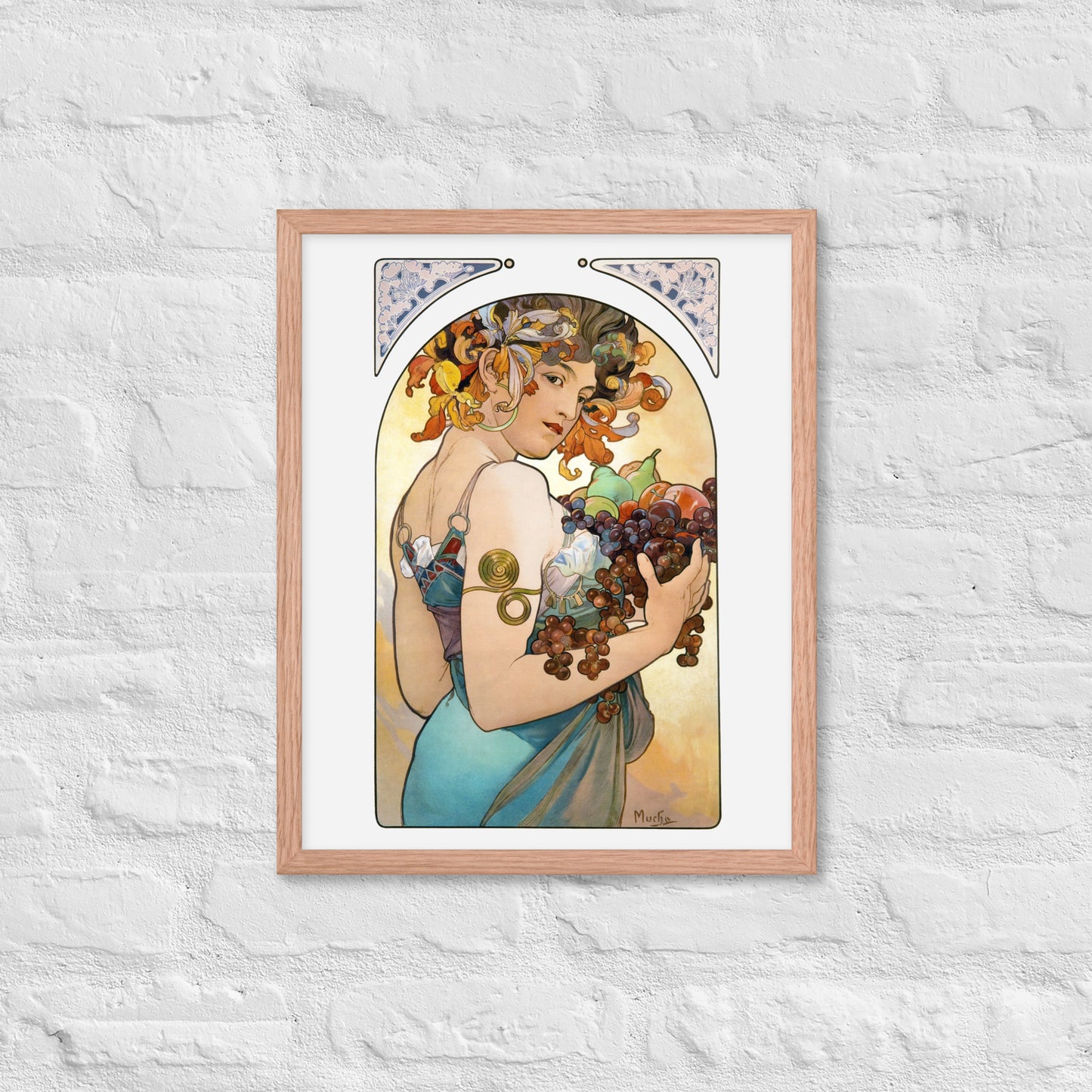 Fruit by Alphonse Maria Mucha