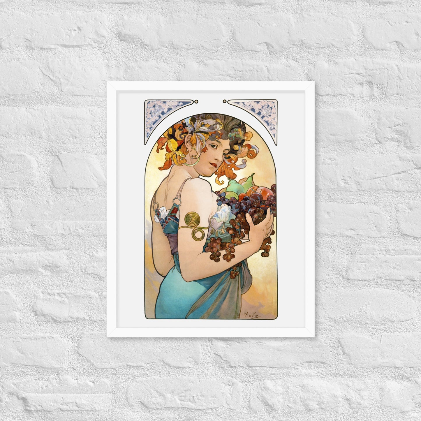Fruit by Alphonse Maria Mucha