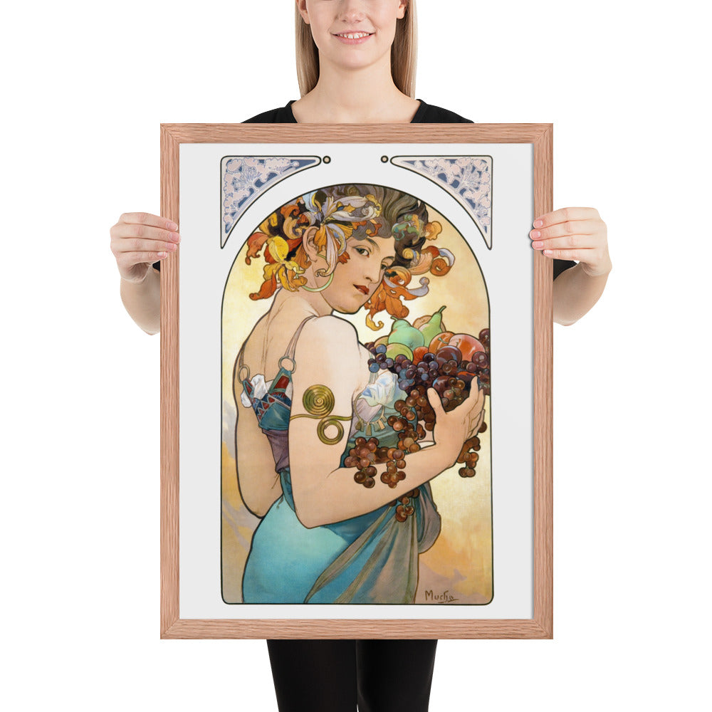 Fruit by Alphonse Maria Mucha