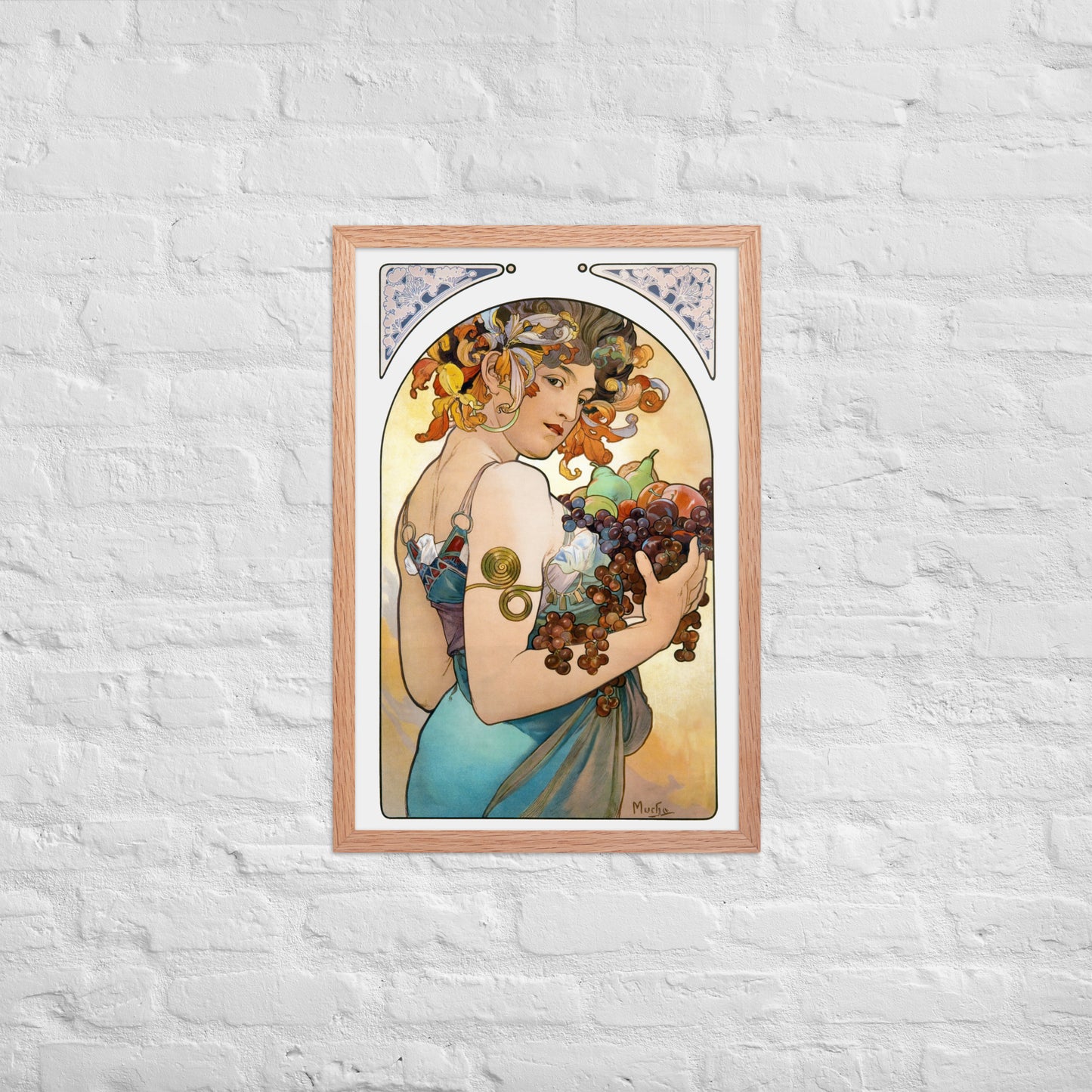 Fruit by Alphonse Maria Mucha