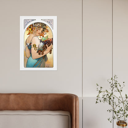 Fruit by Alphonse Maria Mucha