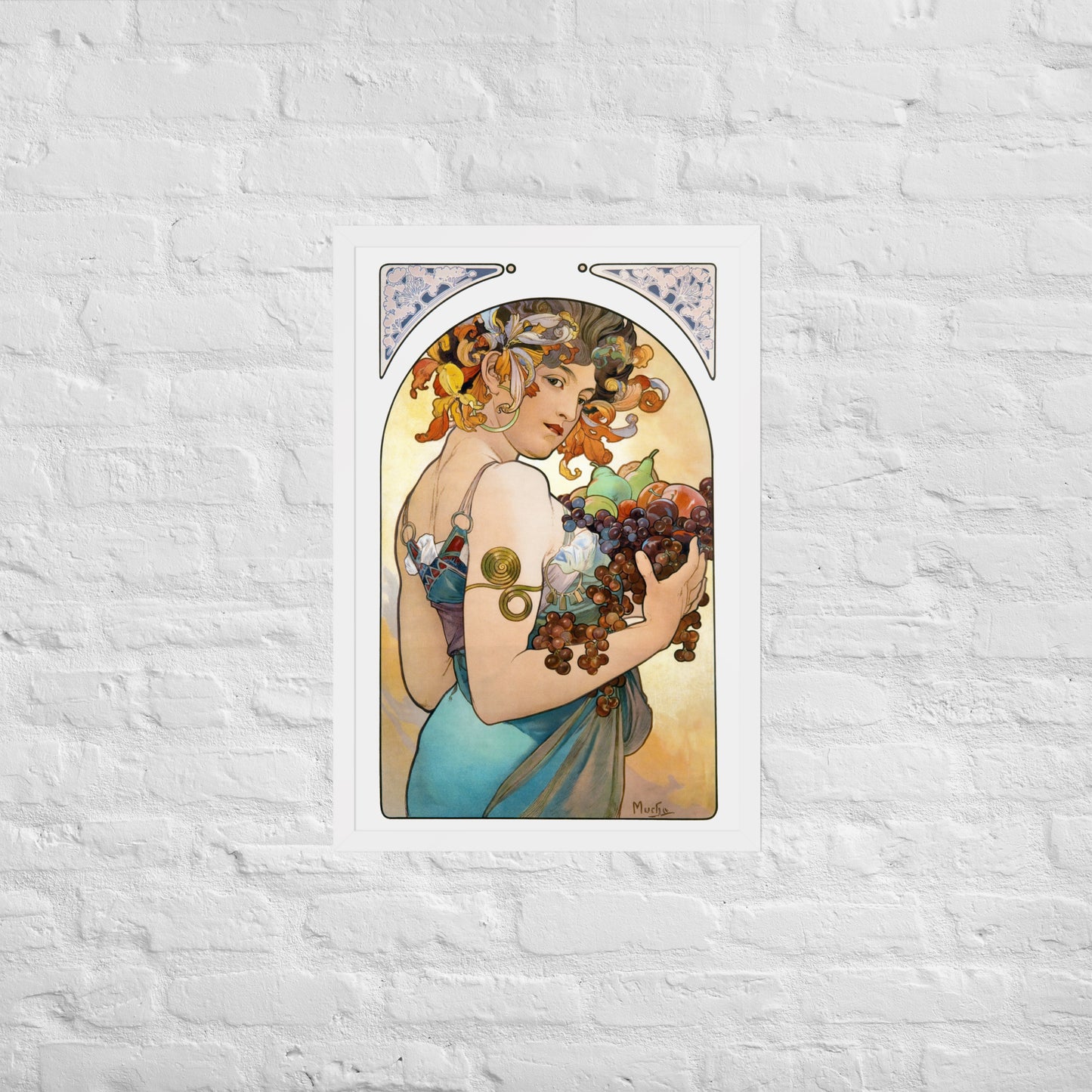 Fruit by Alphonse Maria Mucha