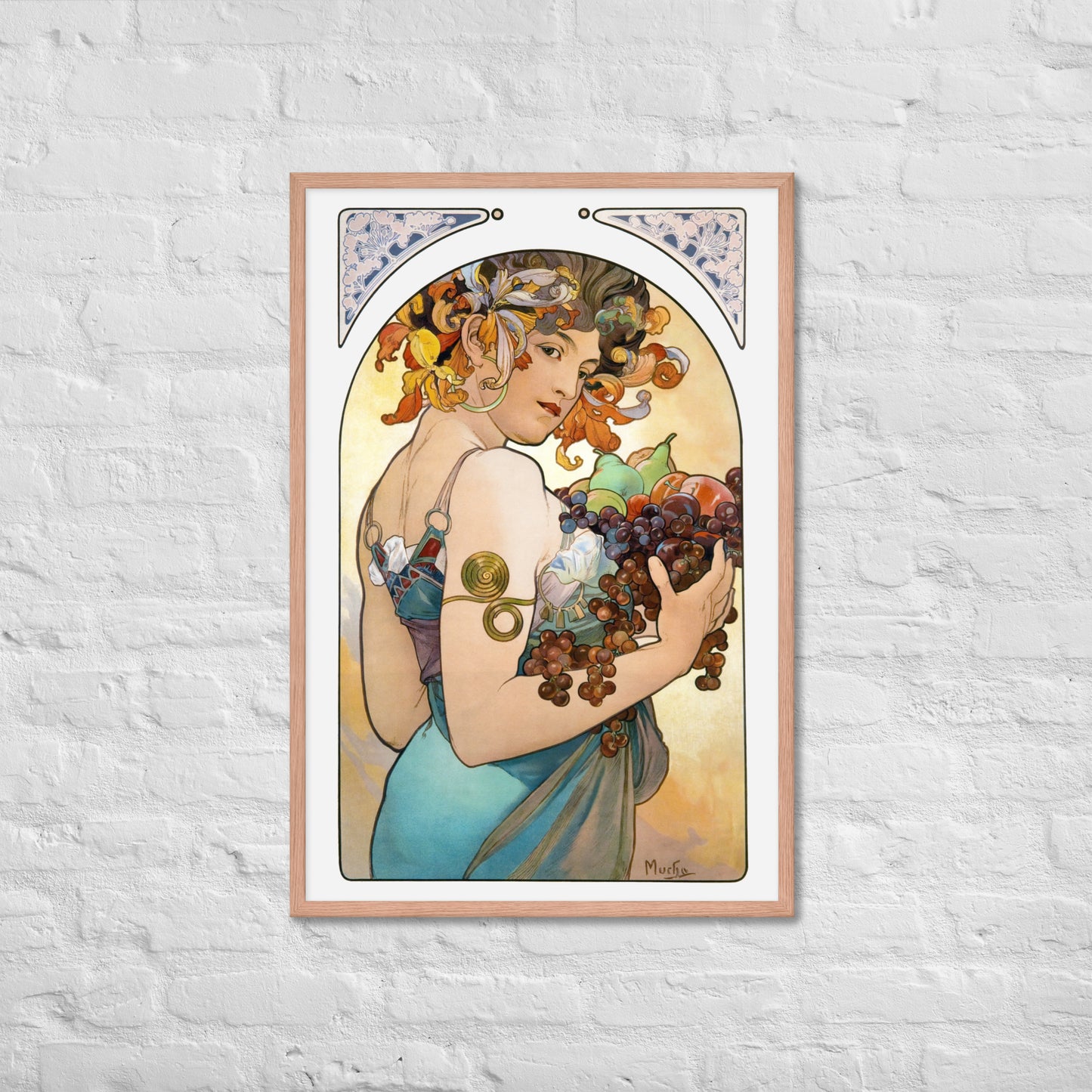 Fruit by Alphonse Maria Mucha