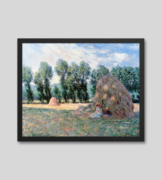 Haystacks by Claude Monet