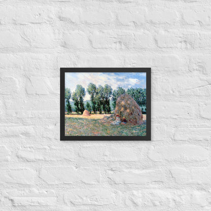Haystacks by Claude Monet