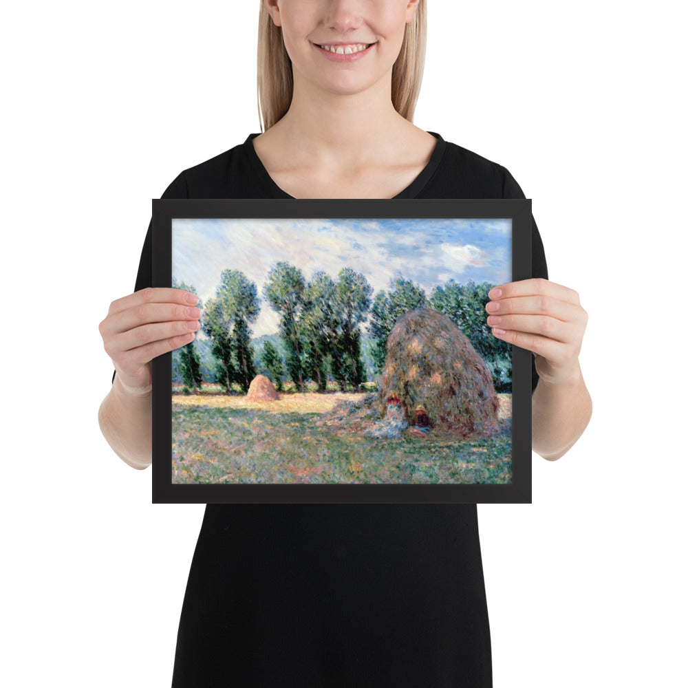Haystacks by Claude Monet