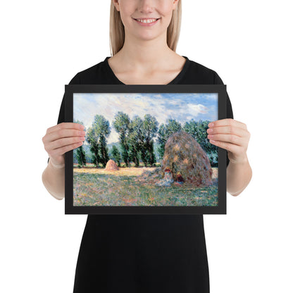 Haystacks by Claude Monet