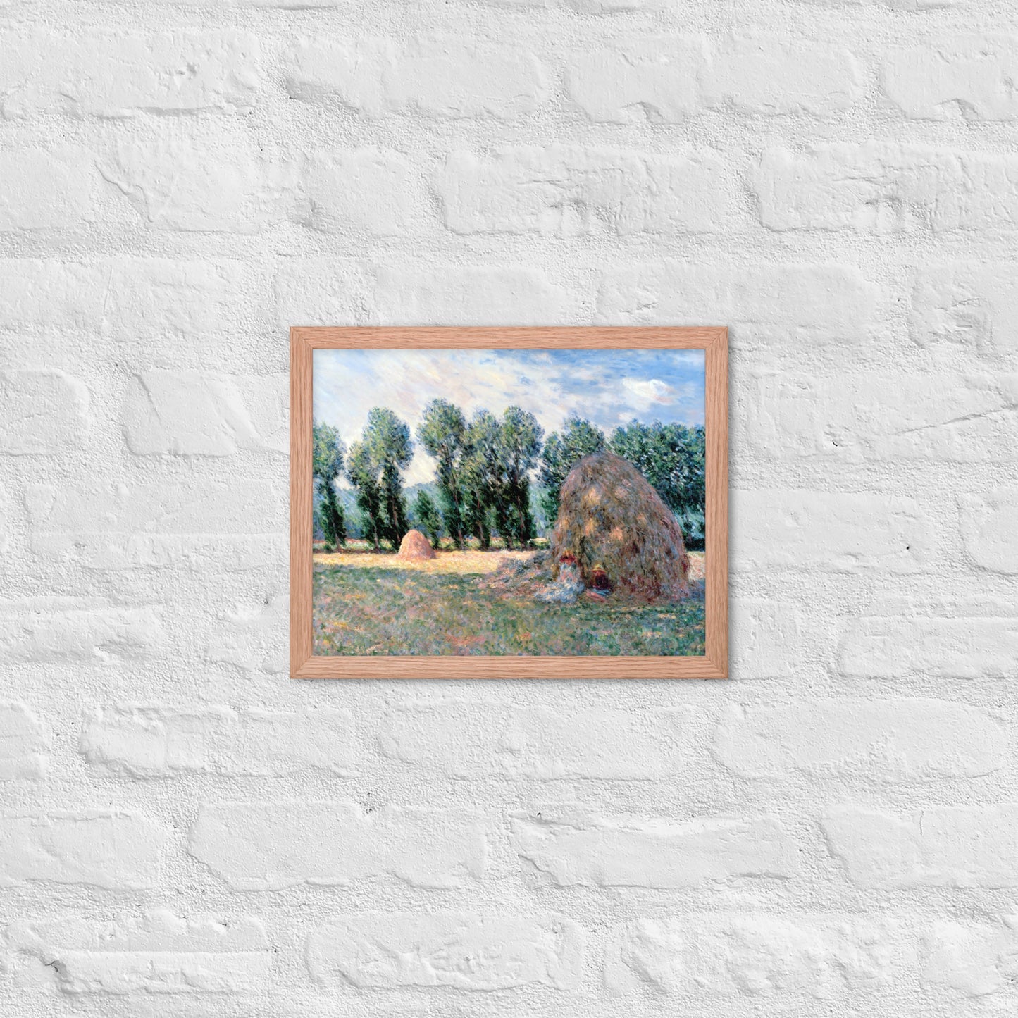 Haystacks by Claude Monet