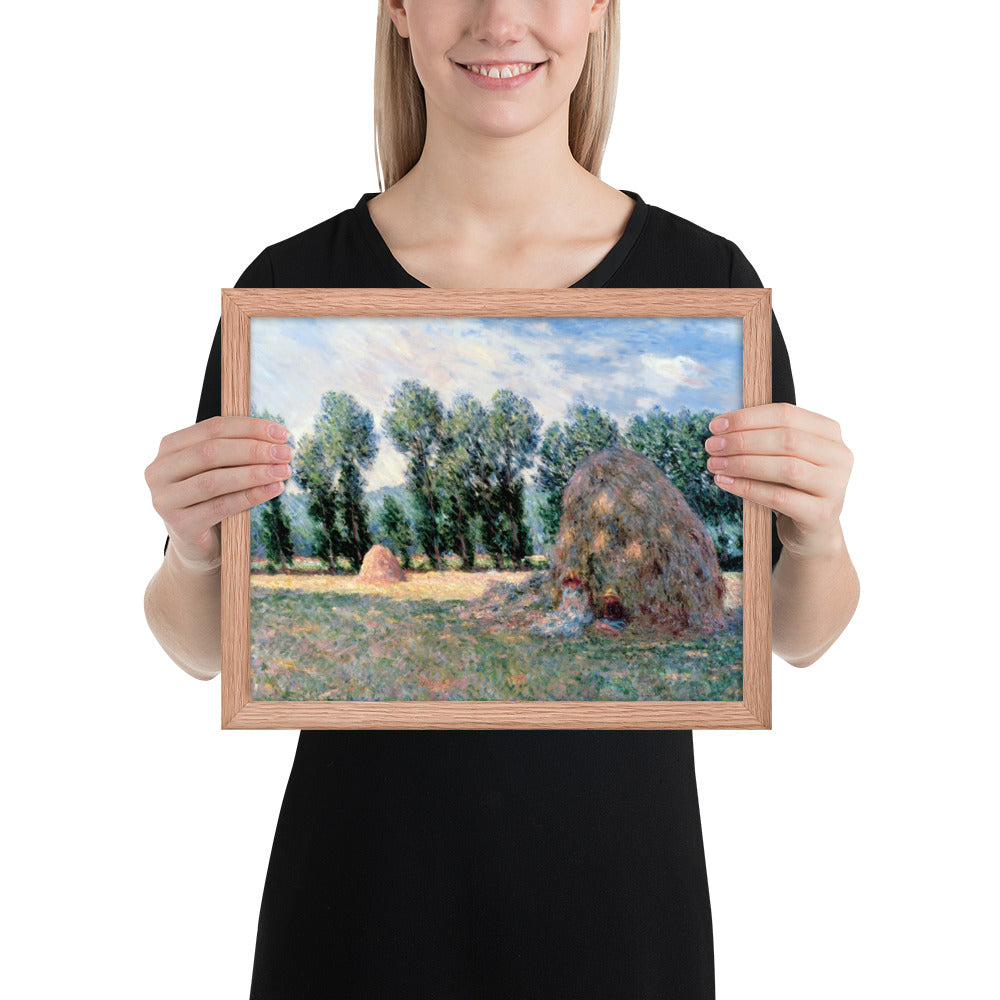 Haystacks by Claude Monet