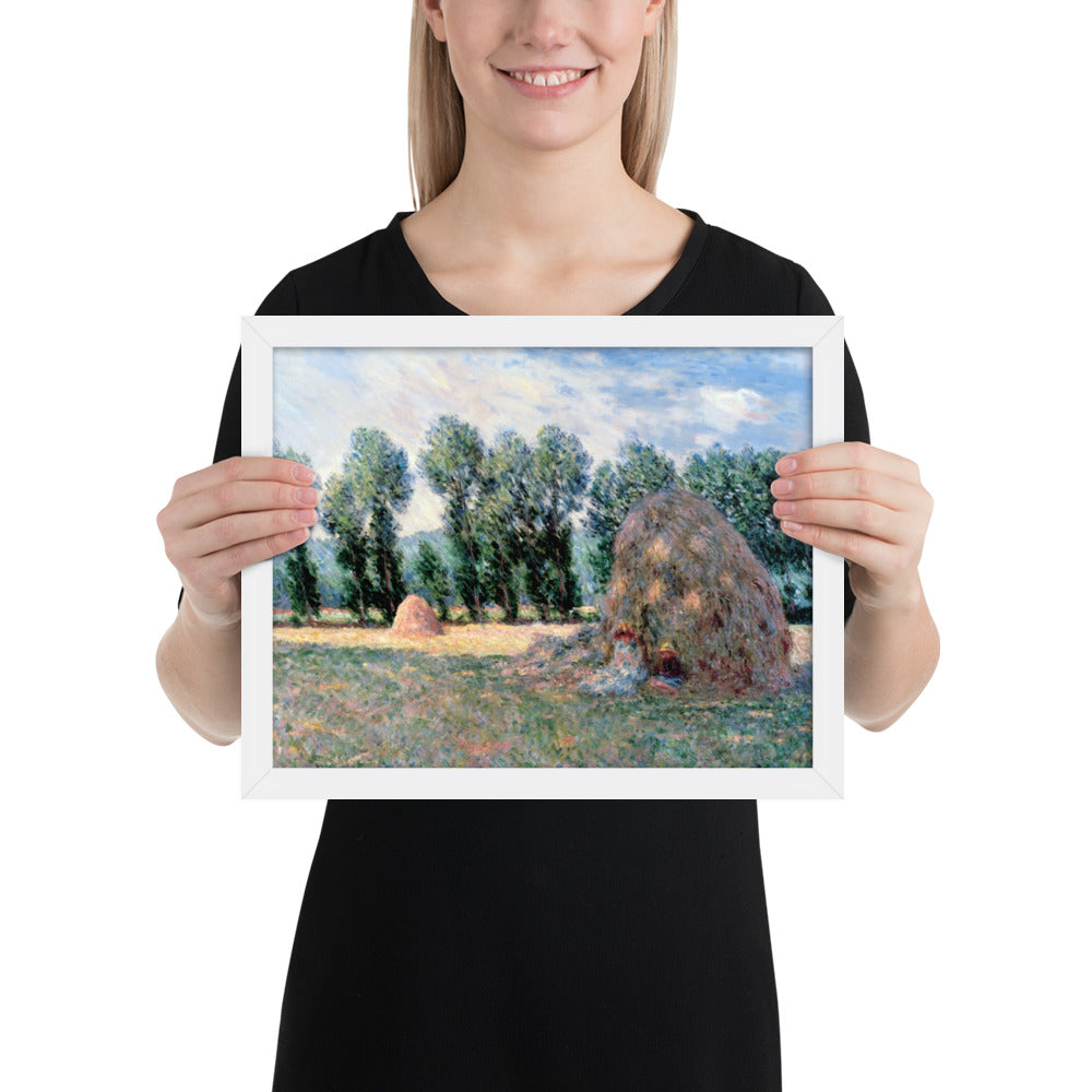 Haystacks by Claude Monet