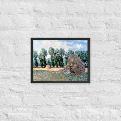 Haystacks by Claude Monet