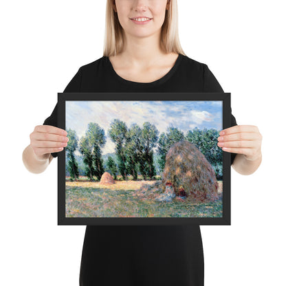 Haystacks by Claude Monet