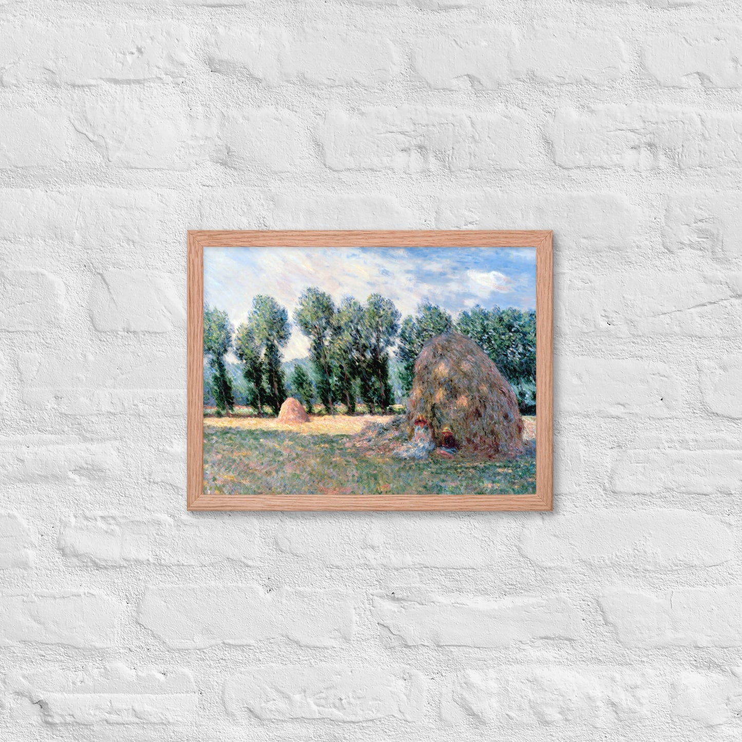 Haystacks by Claude Monet