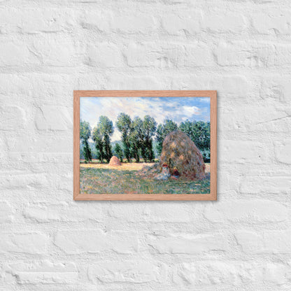 Haystacks by Claude Monet