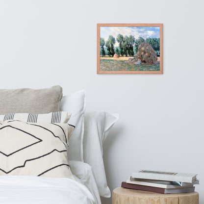 Haystacks by Claude Monet