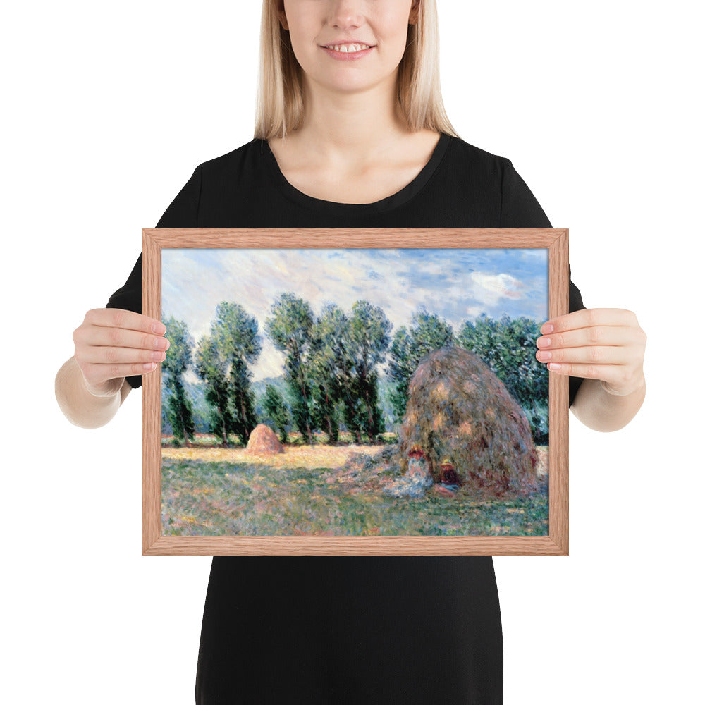 Haystacks by Claude Monet