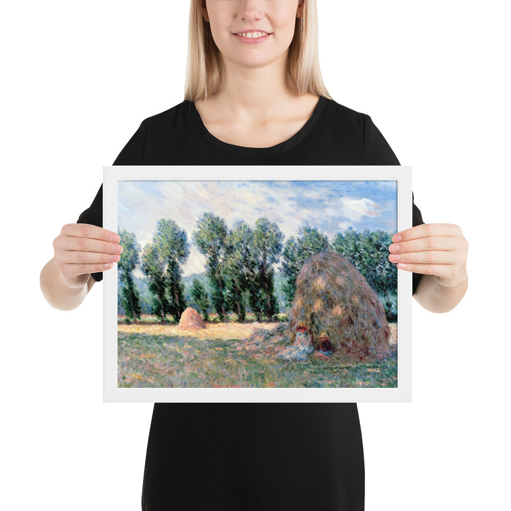 Haystacks by Claude Monet