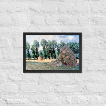 Haystacks by Claude Monet