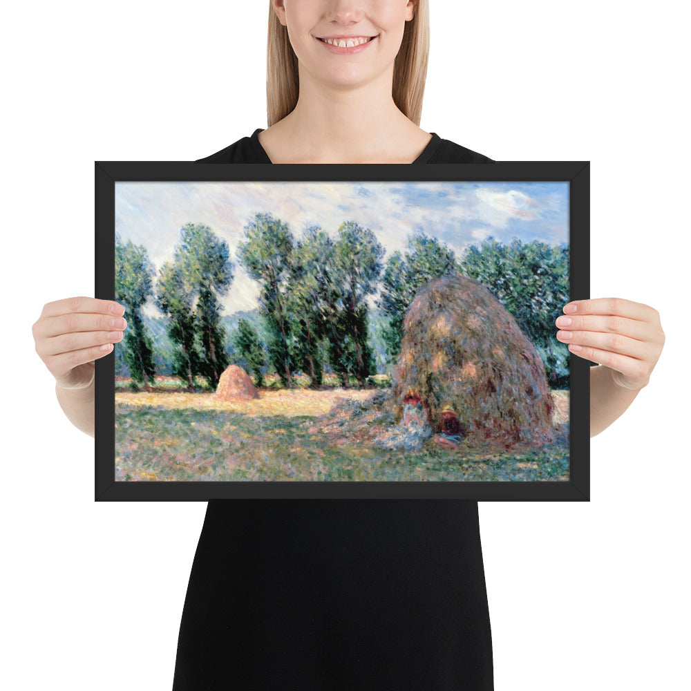 Haystacks by Claude Monet
