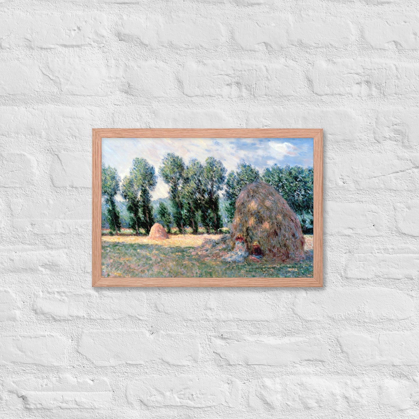 Haystacks by Claude Monet