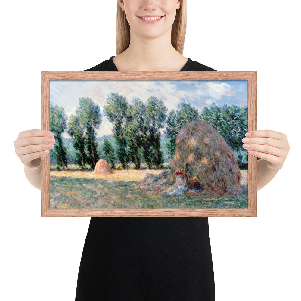 Haystacks by Claude Monet