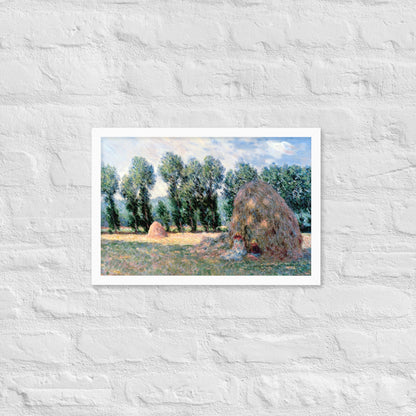 Haystacks by Claude Monet