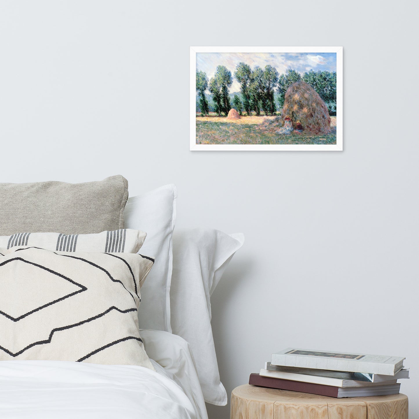 Haystacks by Claude Monet