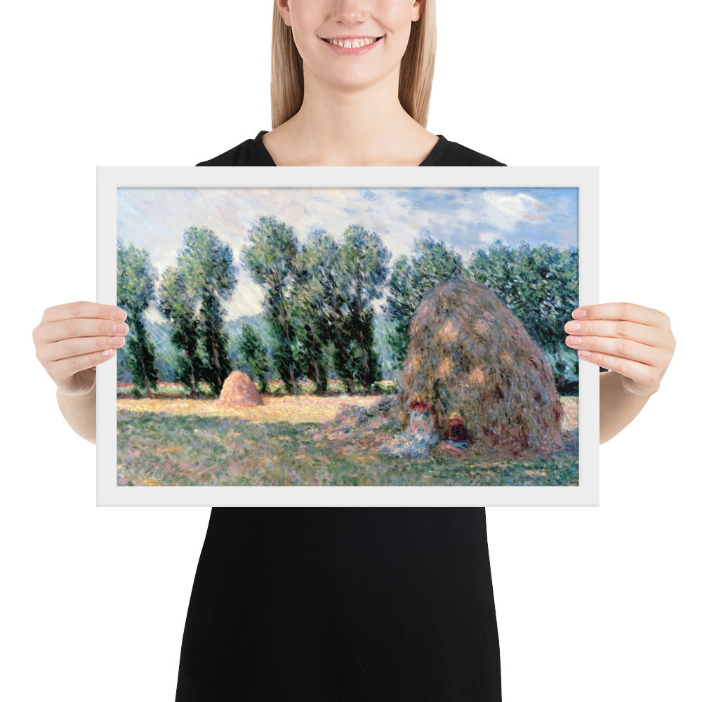 Haystacks by Claude Monet