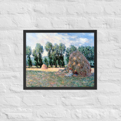 Haystacks by Claude Monet