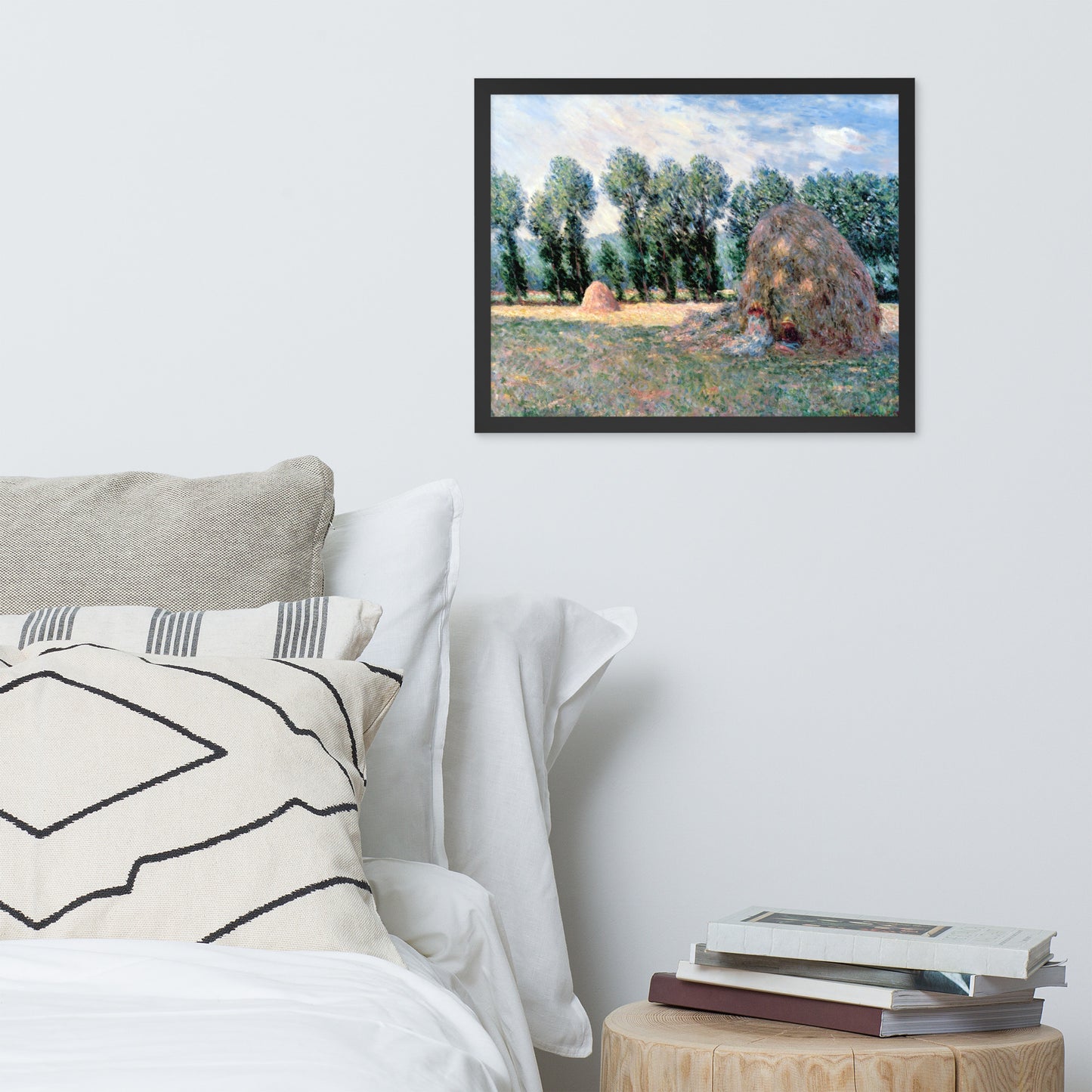 Haystacks by Claude Monet