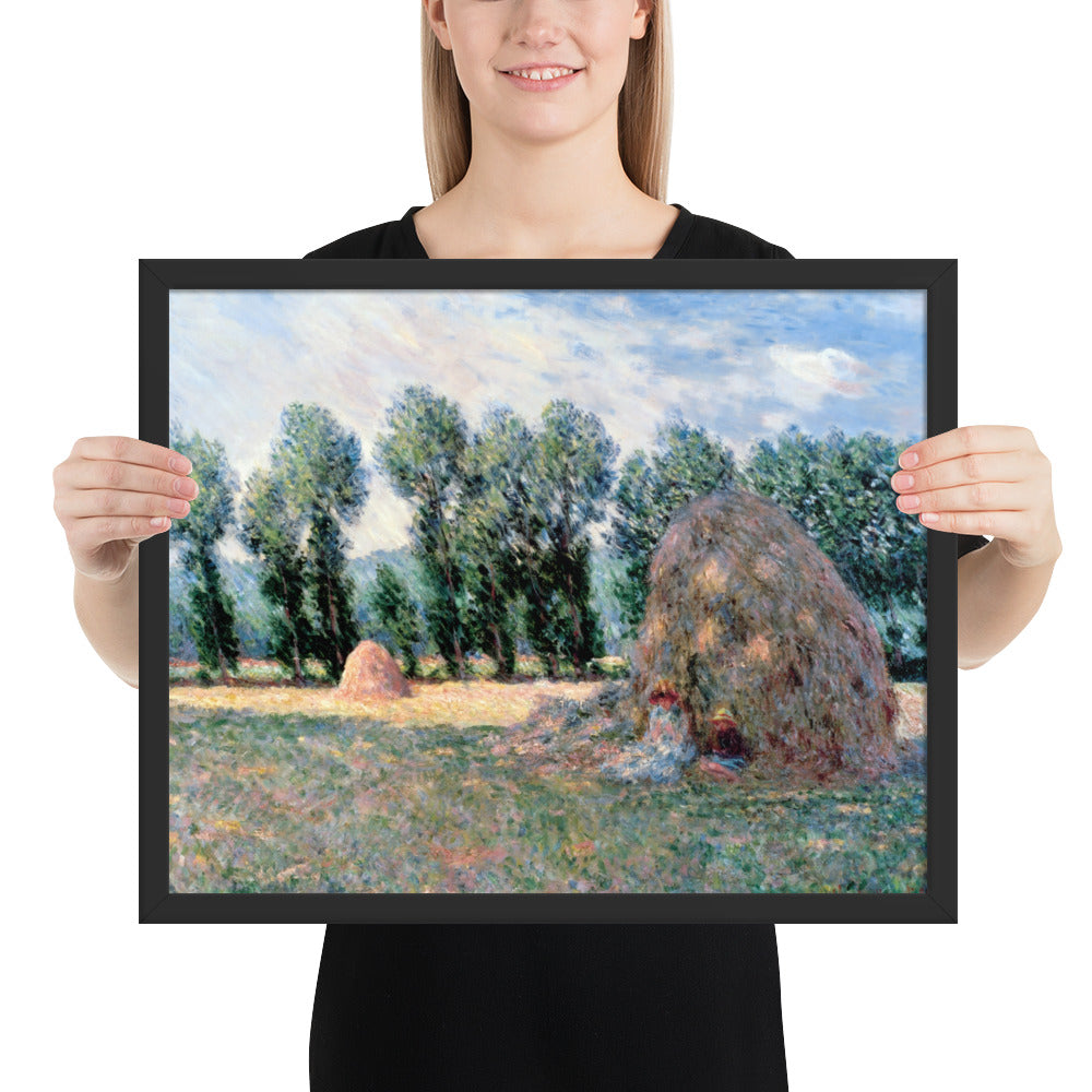 Haystacks by Claude Monet