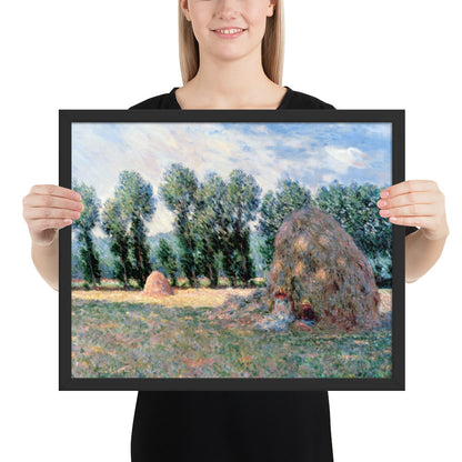 Haystacks by Claude Monet