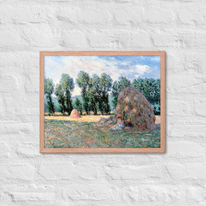 Haystacks by Claude Monet