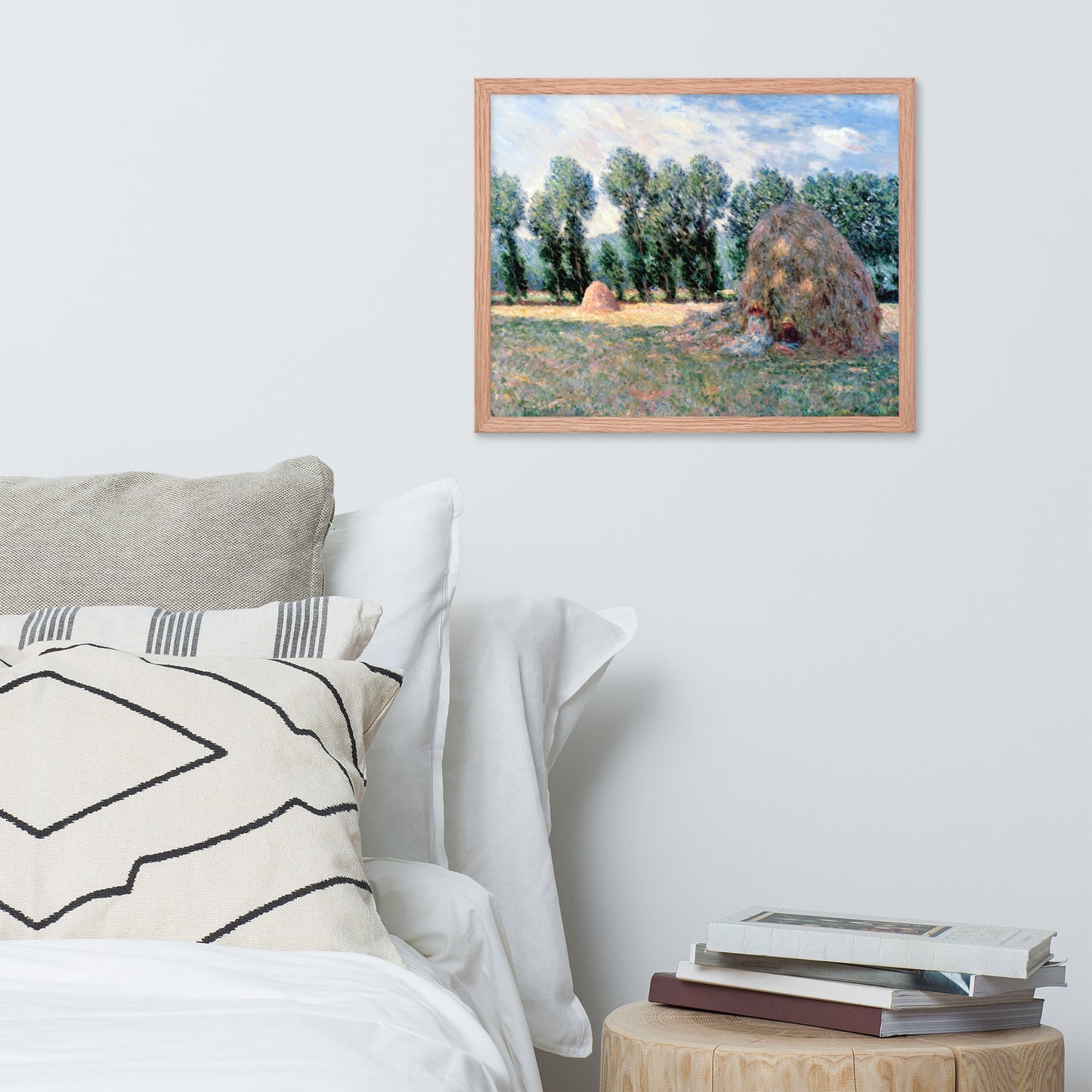 Haystacks by Claude Monet