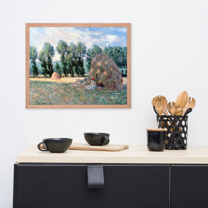 Haystacks by Claude Monet