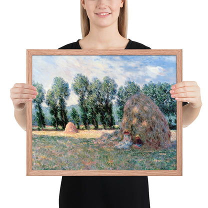 Haystacks by Claude Monet