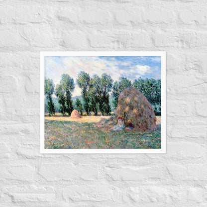 Haystacks by Claude Monet