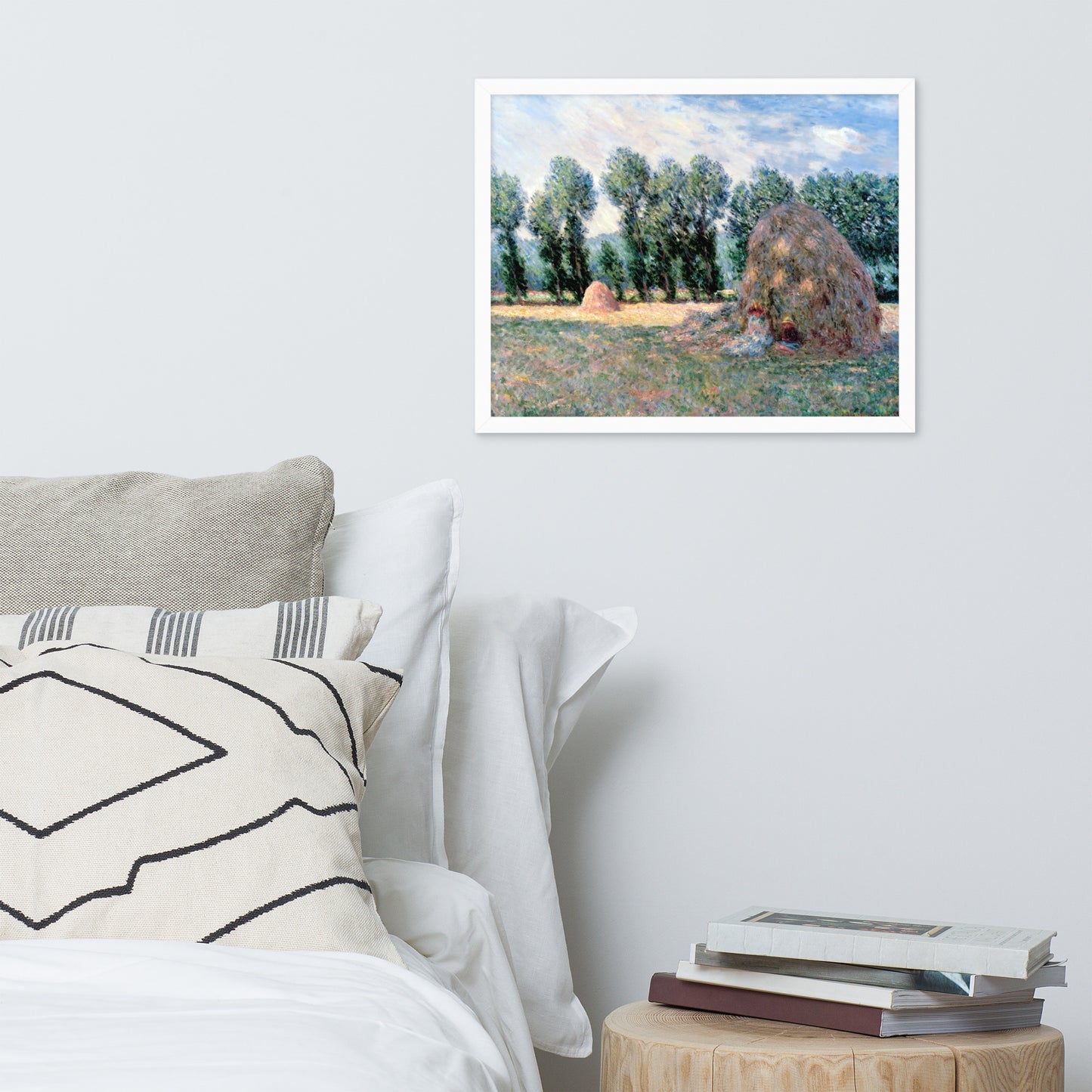 Haystacks by Claude Monet