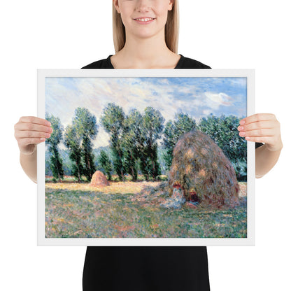Haystacks by Claude Monet