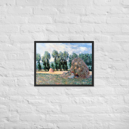 Haystacks by Claude Monet