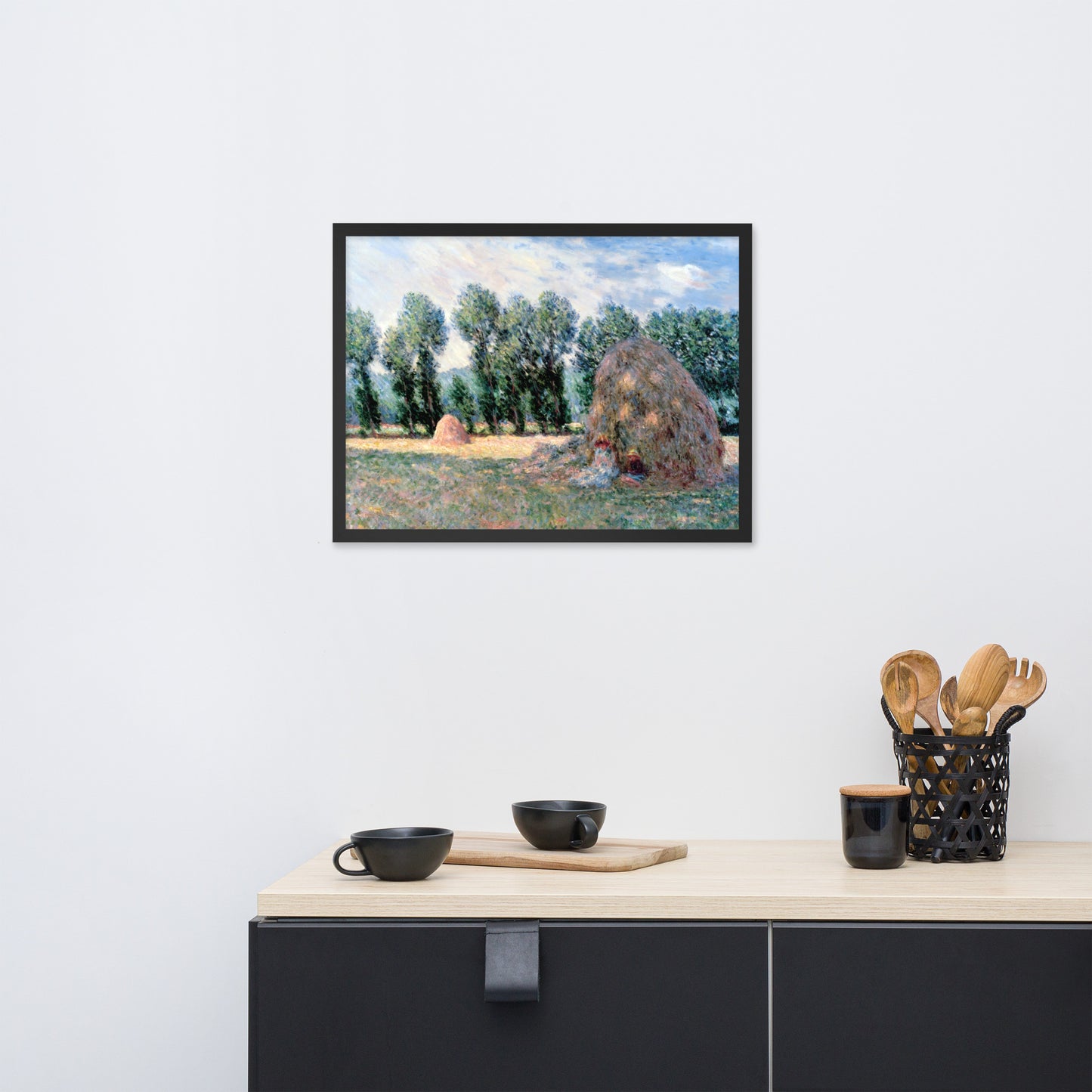 Haystacks by Claude Monet