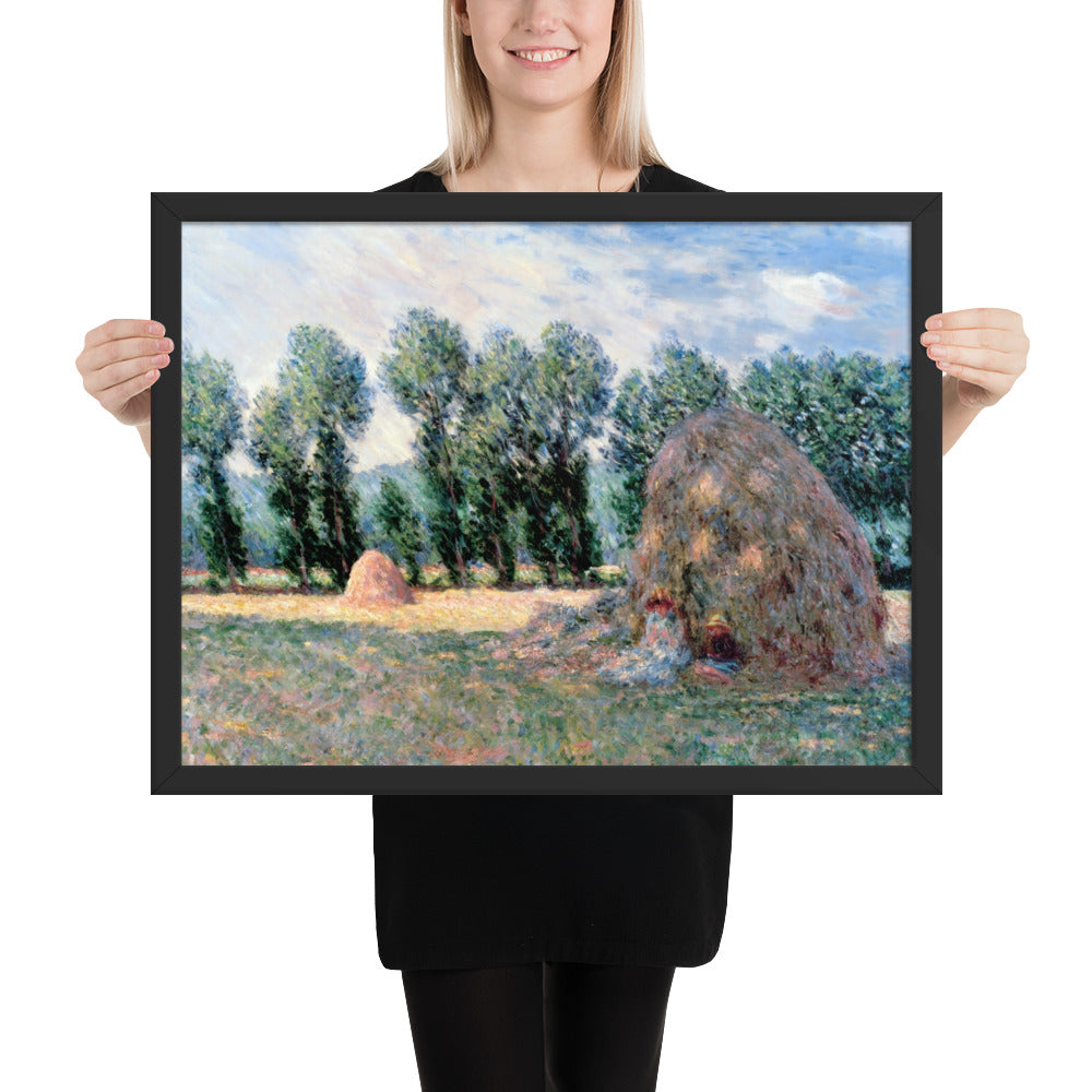 Haystacks by Claude Monet