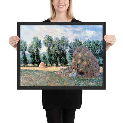 Haystacks by Claude Monet