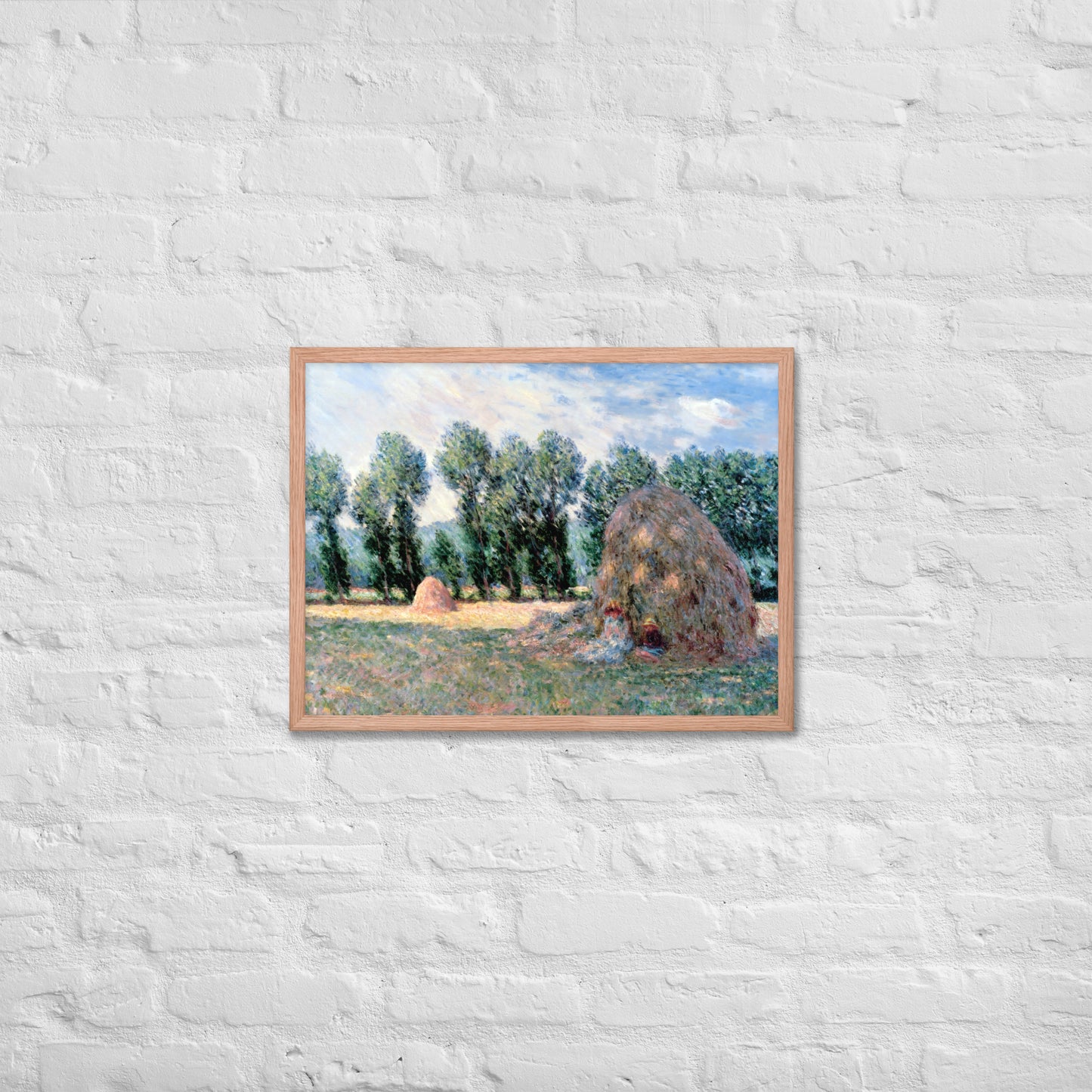 Haystacks by Claude Monet
