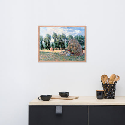 Haystacks by Claude Monet
