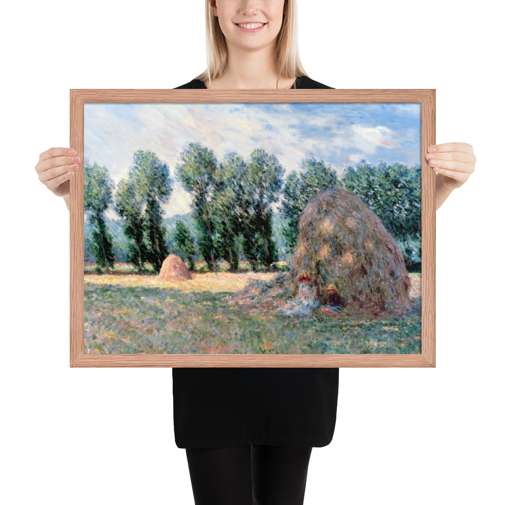 Haystacks by Claude Monet