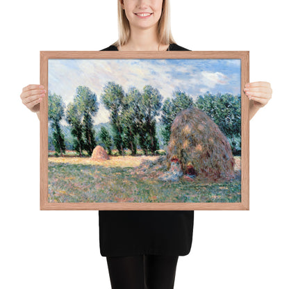 Haystacks by Claude Monet