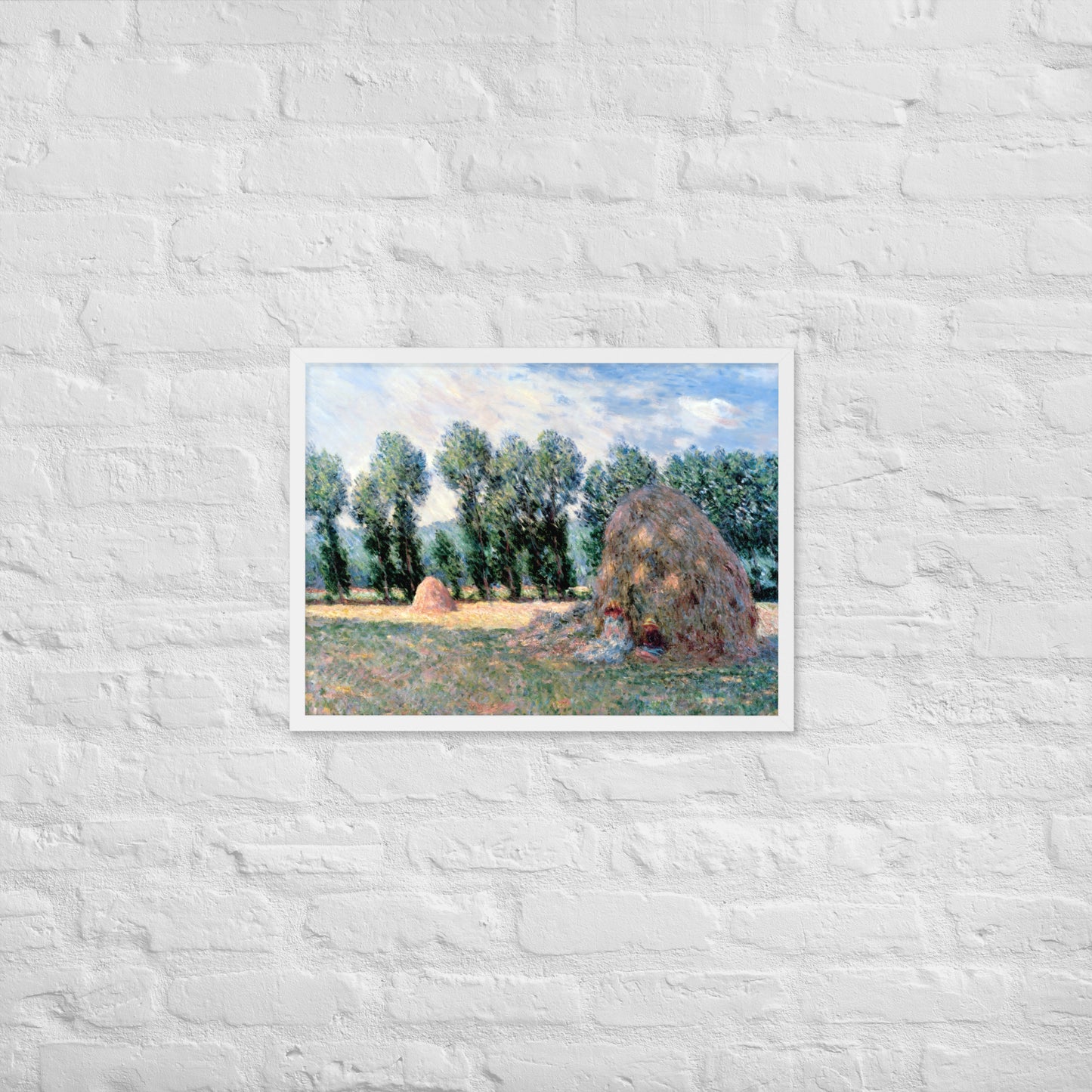 Haystacks by Claude Monet