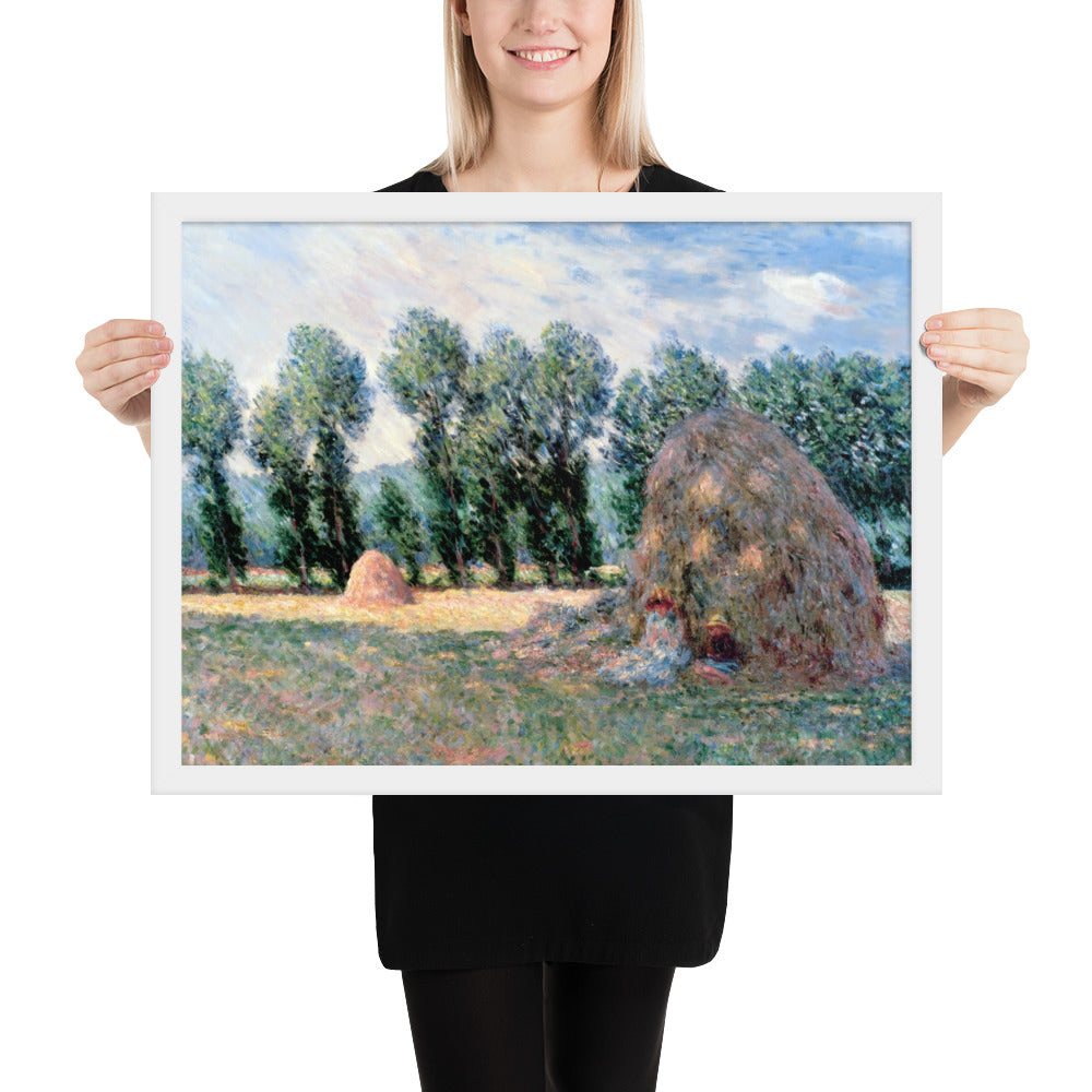 Haystacks by Claude Monet