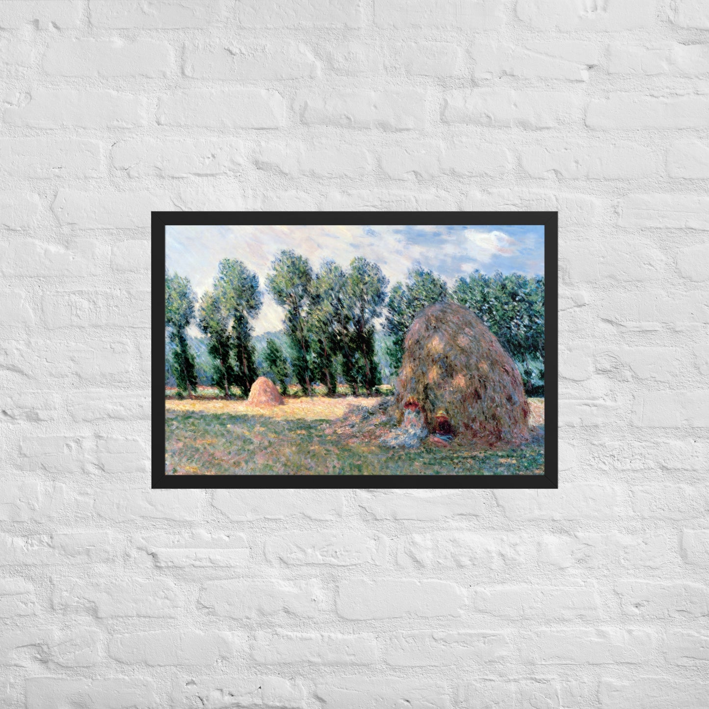 Haystacks by Claude Monet